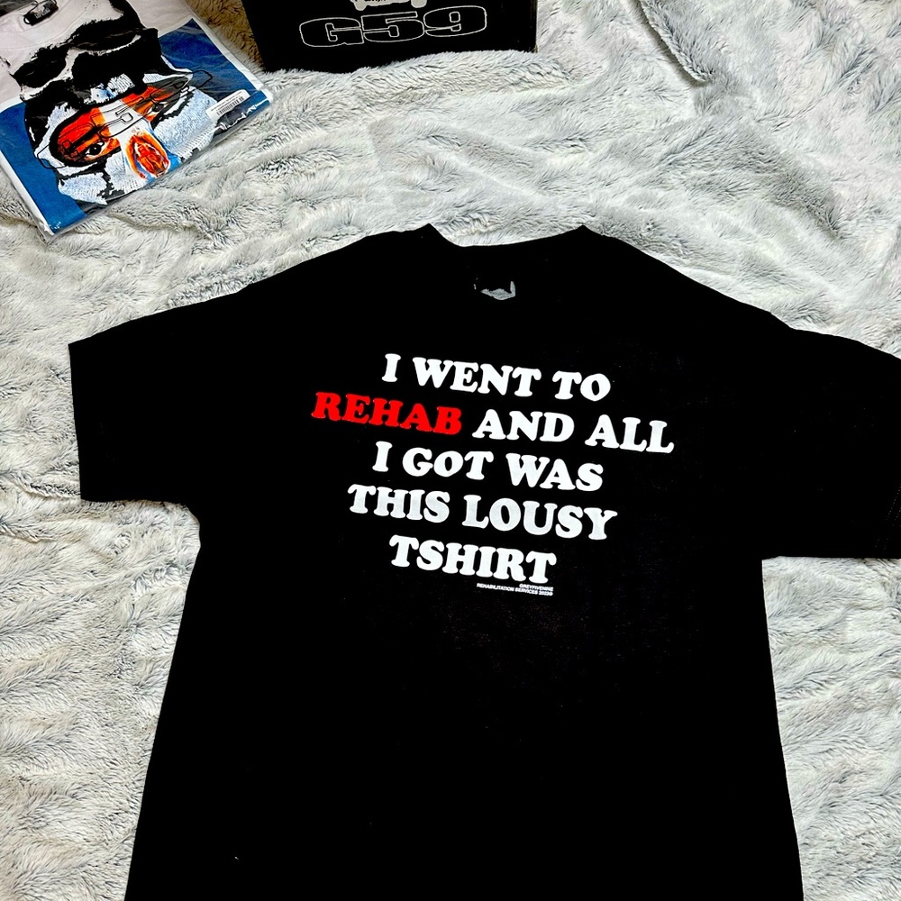 $uicideboy$, black T-shirt, size large grey five nine greyday g59